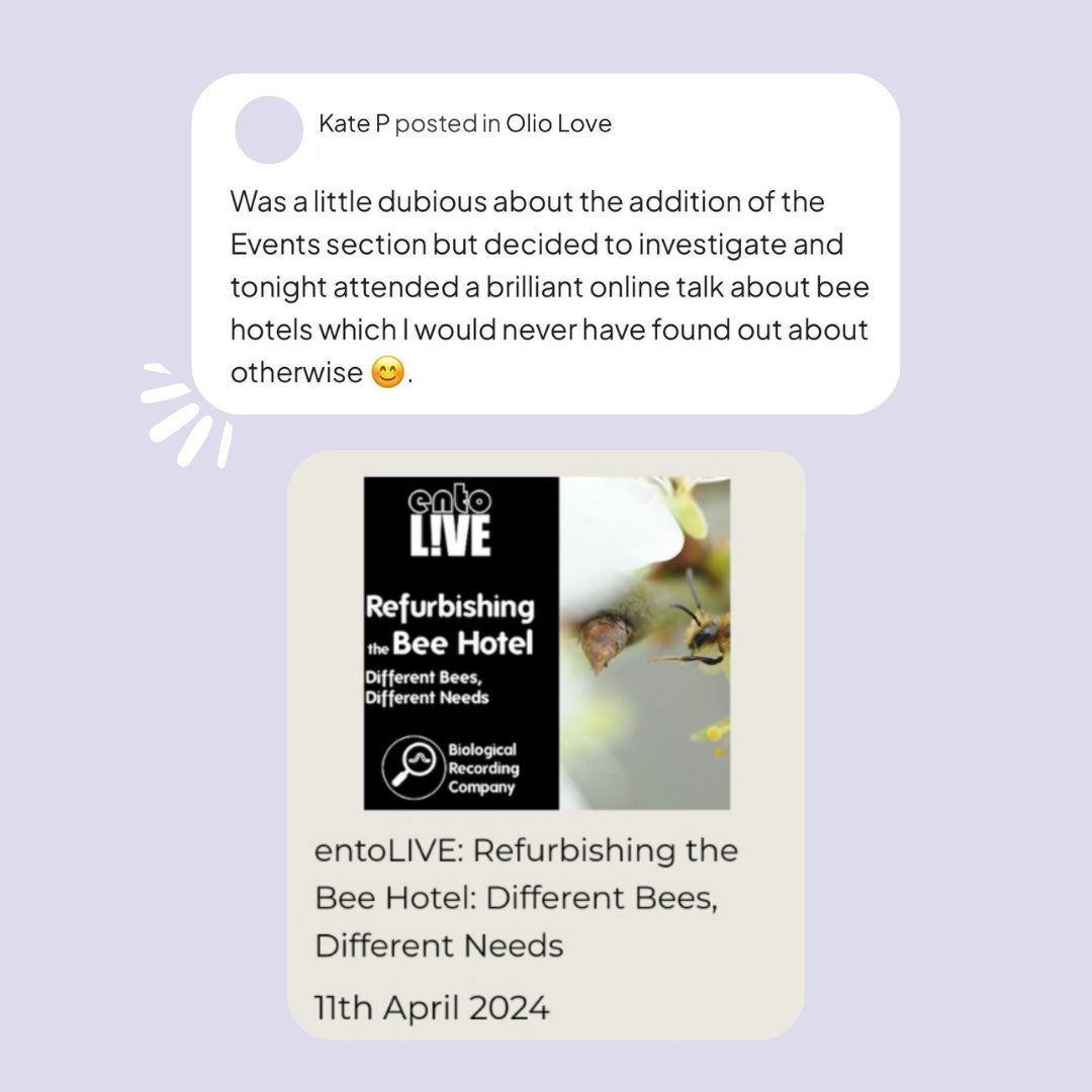 Last week we launched Olio Events and we've loved reading your feedback and discovering all kinds of wacky and wonderful events being hosted in our local communities 🤩 Try it out now and let us know what you think web.olioex.com/browse-events