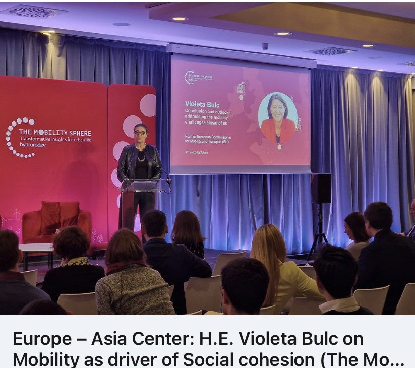 Violeta Bulc (@bulc_eu) on Twitter photo lnkd.in/dDKZxk-T great to be back to Brussels, engaging on the most pressing issues of modern #mobility (#urban and #rural). <a href="/ecocivilisation/">ecocivilisation</a> <a href="/Transport_EU/">EU Transport</a> #themobilitysphere <a href="/G100wefleaders/">G100</a> <a href="/EuLeadership/">European Leadership Academy</a> <a href="/EuroJedi/">J.E.D.I.⚡️</a> <a href="/EuropeAsia_/">Europe-Asia Center</a> <a href="/Transport_EU/">EU Transport</a> lnkd.in/dDKZxk-T great to be back to Brussels, engaging on the most pressing issues of modern #mobility (#urban and #rural). <a href="/ecocivilisation/">ecocivilisation</a> <a href="/Transport_EU/">EU Transport</a> #themobilitysphere <a href="/G100wefleaders/">G100</a> <a href="/EuLeadership/">European Leadership Academy</a> <a href="/EuroJedi/">J.E.D.I.⚡️</a> <a href="/EuropeAsia_/">Europe-Asia Center</a> <a href="/Transport_EU/">EU Transport</a>