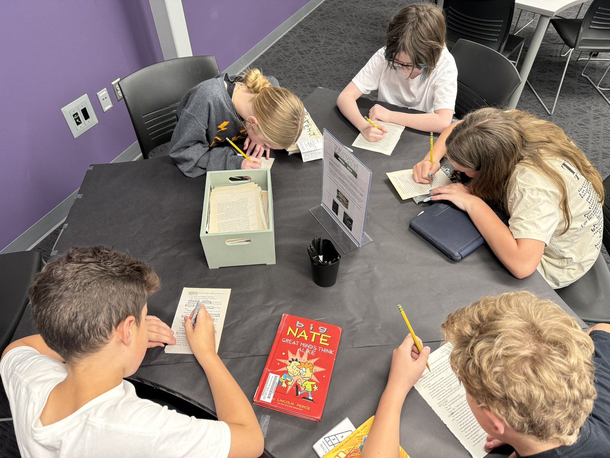 It’s National Poetry and Library Month! What better way to celebrate than creating poetry in the library! #Learn230 #StallionLibrarianPOV #StallionsConnect