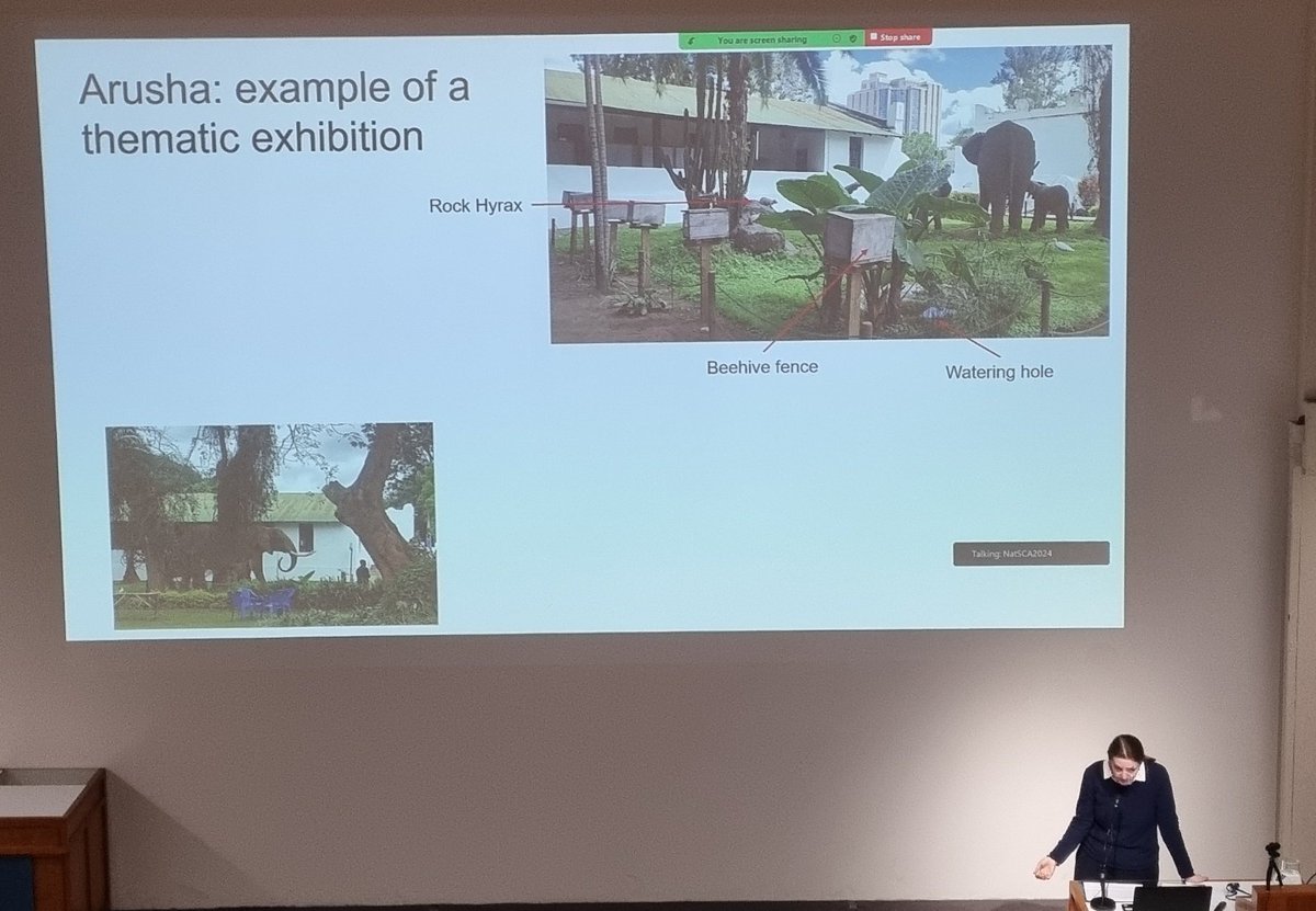 Charlotte Wood offered a thought-provoking perspective on displaying natural history using thematic approaches, to address tangible and intangible biases and colonial legacies. #natsca2024