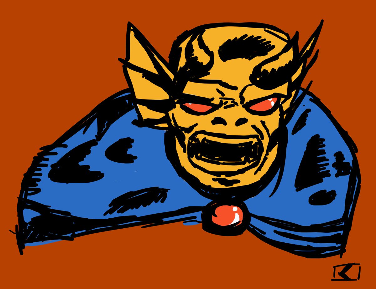 Change! Change! O’ form of man!
Free the prince forever damned!
Free the might from fleshy mire!
Boil the blood in the heart for fire!
Gone! Gone! O’ form of man!
Rise the demon Etrigan!