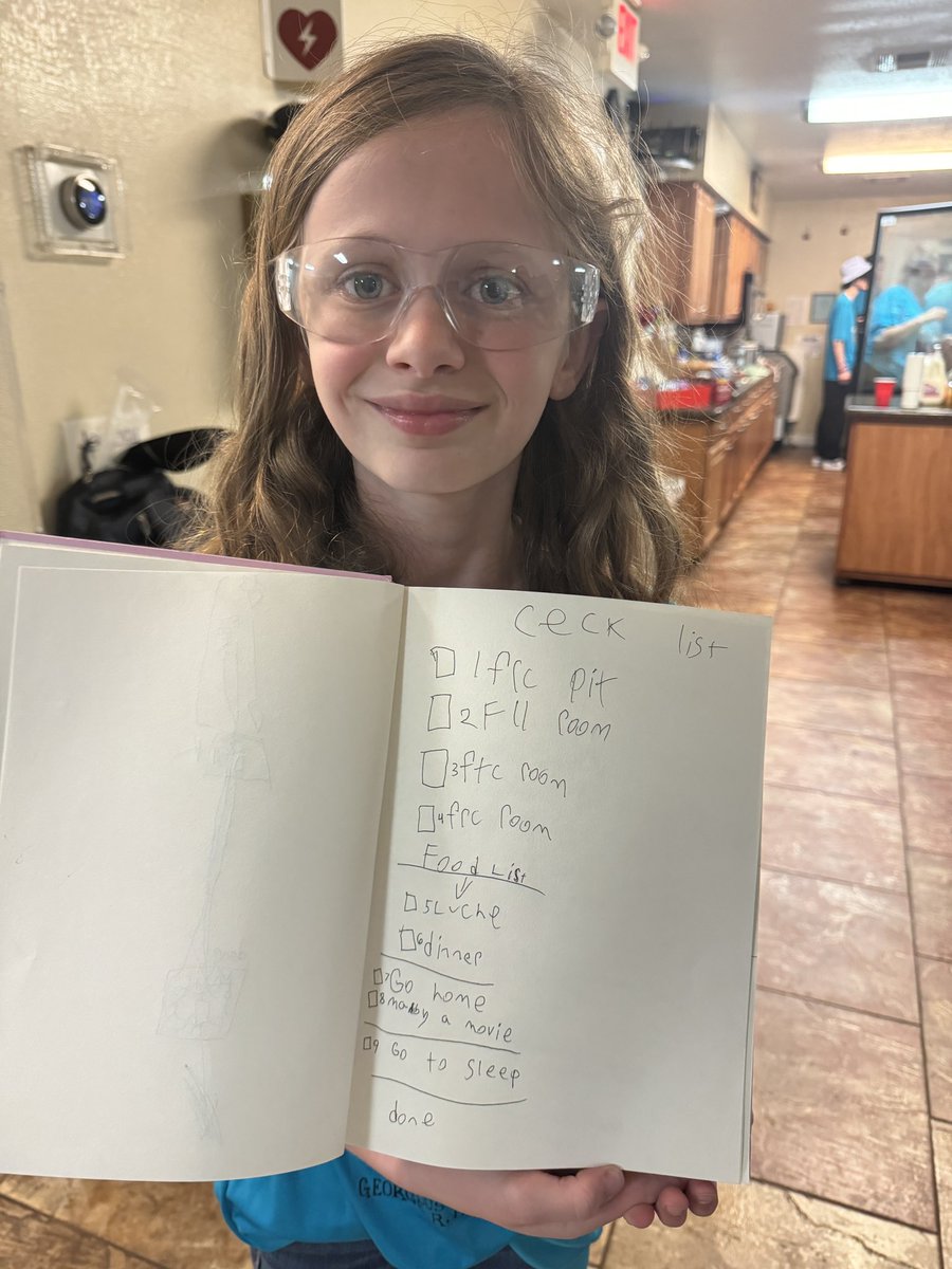 Amara is ready for her day at <a href="/FIRSTweets/">FIRST</a> Championship in Houston today.