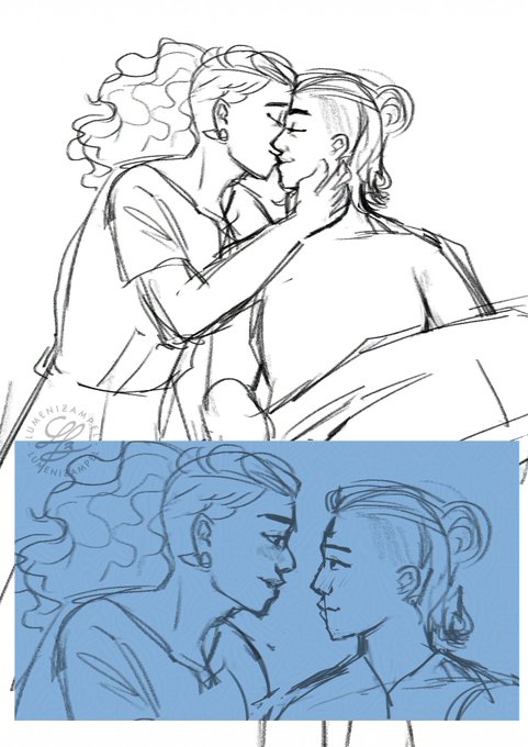 old touch of divinity sketches i may or may not finish 😃 