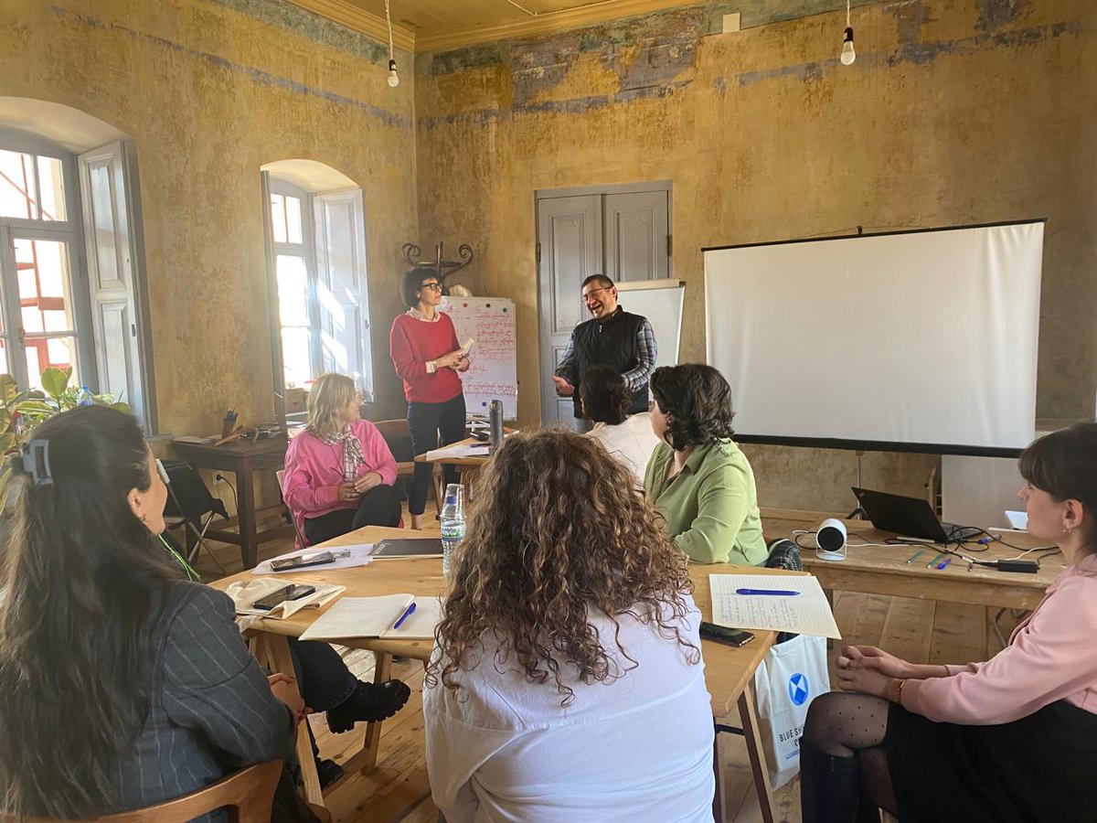 blueshieldgeo's tweet photo. 🛡️"First Aid to Cultural Heritage in Times of Crisis" was organized by Blue Shield Georgia.
11 trainers from the field of cultural heritage and the Georgian National Guard participated in the four-day training. The project is funded by @usingeo. https://t.co/EtdZ3nEZB1
