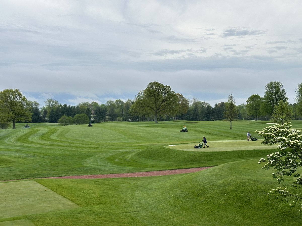 Not quite one-tenth of rain. It’s a full Friday mow out!