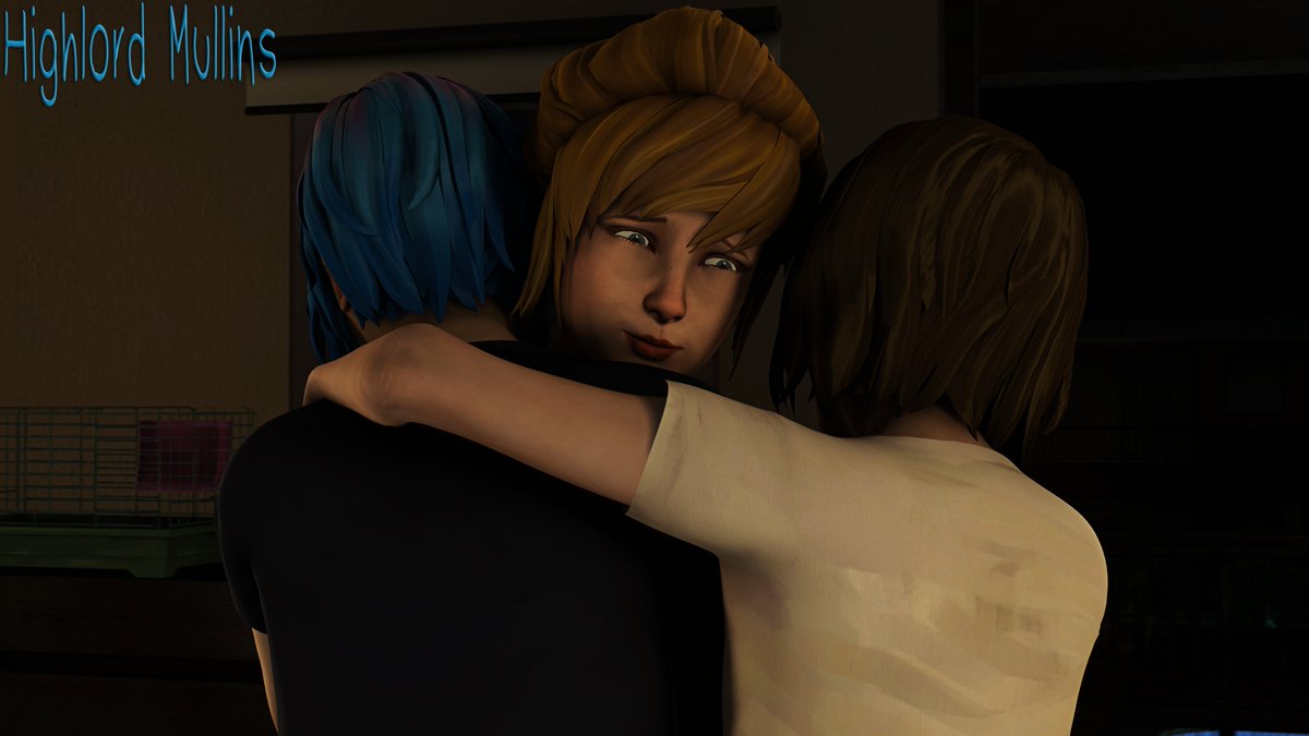 - to leave and return to her home, despite the severe conflict that would await her as her mother wants NOTHING to do with her.

Chloe then gives Kate a surprise hug (think Iroh hugging Zuko in Avatar) and Max reassures her that they are there for her. -cont
#SFM #LifeisStrange