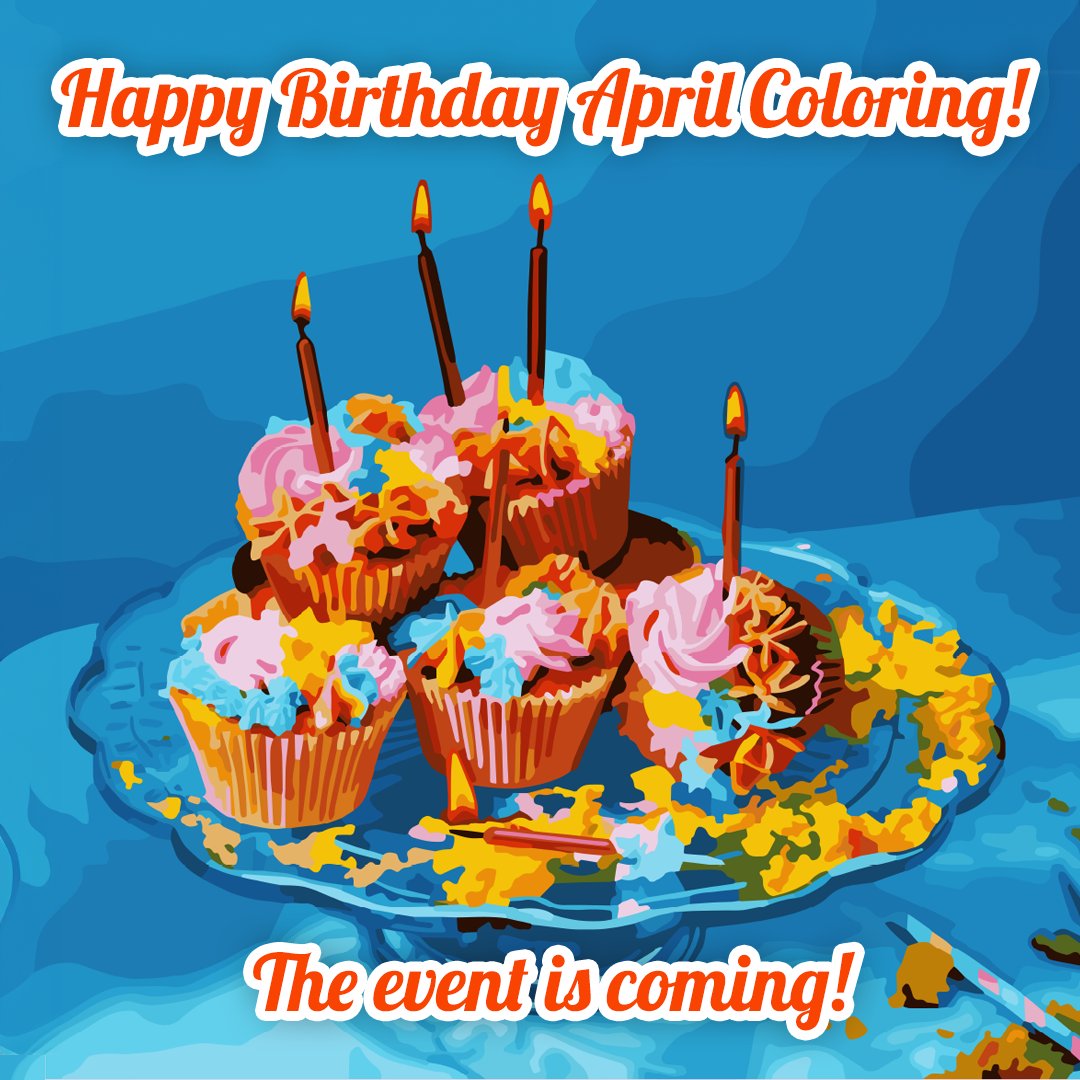 April Coloring - Oil Painting tweet media