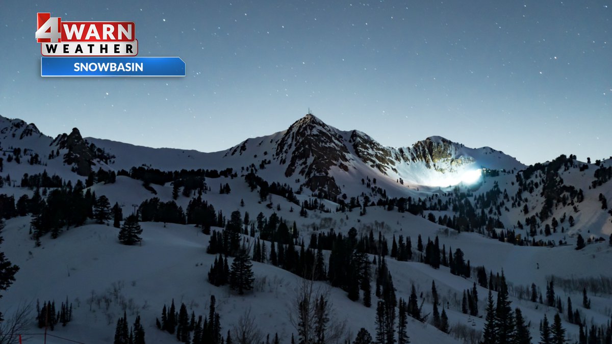 FANTASTIC early Friday morning view from @snowbasinresort! #utwx