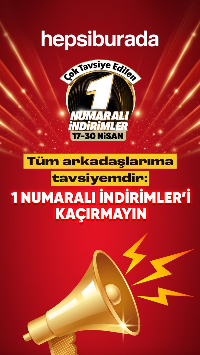 hadi yine iyisiniz.. 😉#Hepsiburada1Numara 

hepsiburada.com/dv/1-numarali-…