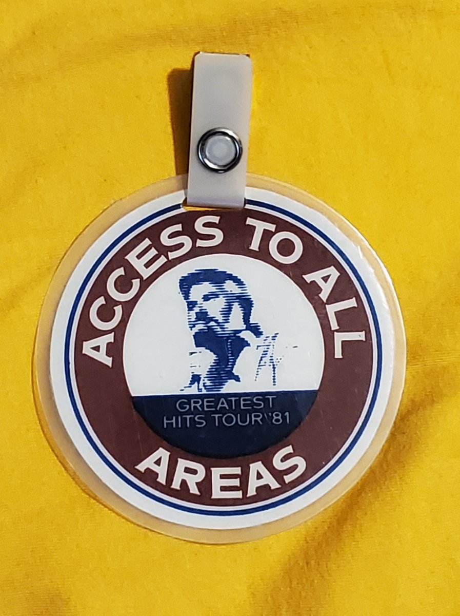 43 Years Ago @_KennyRogers ACCESS TO ALL AREAS GREATEST HITS TOUR '81