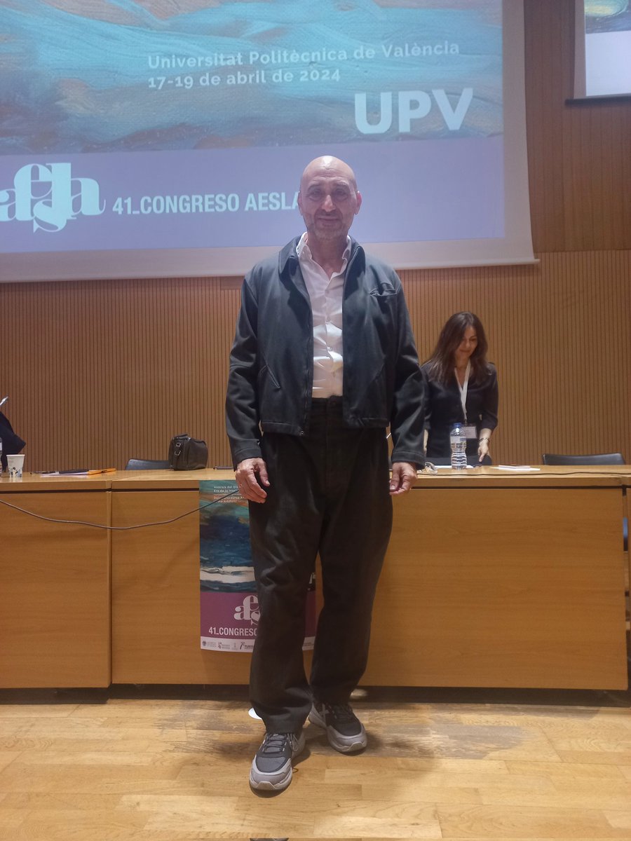 Special recognition to Francisco Cortés, president of #AESLA Our Gratitude to him for his unconditional support and giving us the opportunity to organize #aesla2024 València and @upv will always be your home.