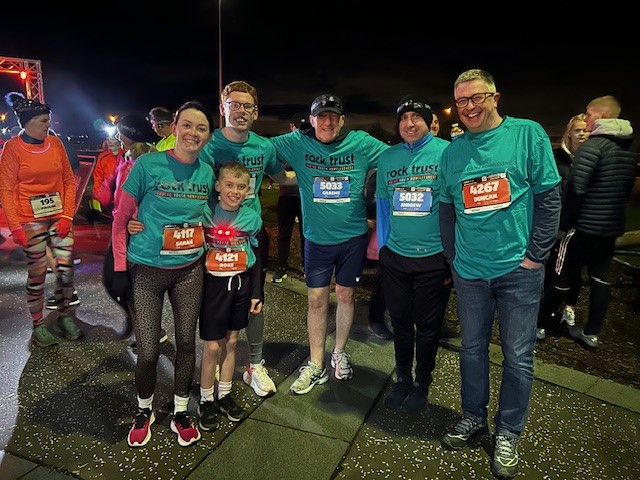 We’re delighted to have been chosen by Weatherby's Edinburgh staff as their Charity of the Year. The team took part in the Supernova Kelpies 5k last month and we're looking forward to working with them over the next months! Become a corporate partner 👉 rocktrust.org/corporate-part…