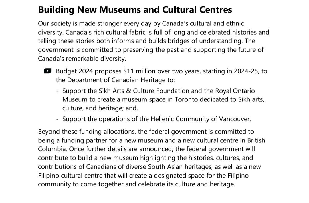 Canadian #2024Budget includes a major funding announcement to 'Support the Sikh Arts & Culture Foundation + the Royal #Ontario Museum to create a museum space in #Toronto dedicated to Sikh arts, culture, & heritage.' #CriticalRoleSpoilers #TaylorSwift #TTPDBoardMeeting #ผีฮ่องกง