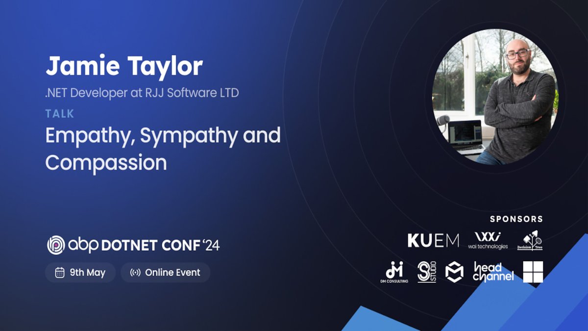 Founder &amp; Managing Director of <a href="/rjjsoftware/">rjjsoftware</a>, Jamie Taylor, is set to Speak at ABP’s Annual DotNetConf on May 9th, 2024.

Read more about this #event here: 
members.wnychamber.co.uk/article/jamie-…
