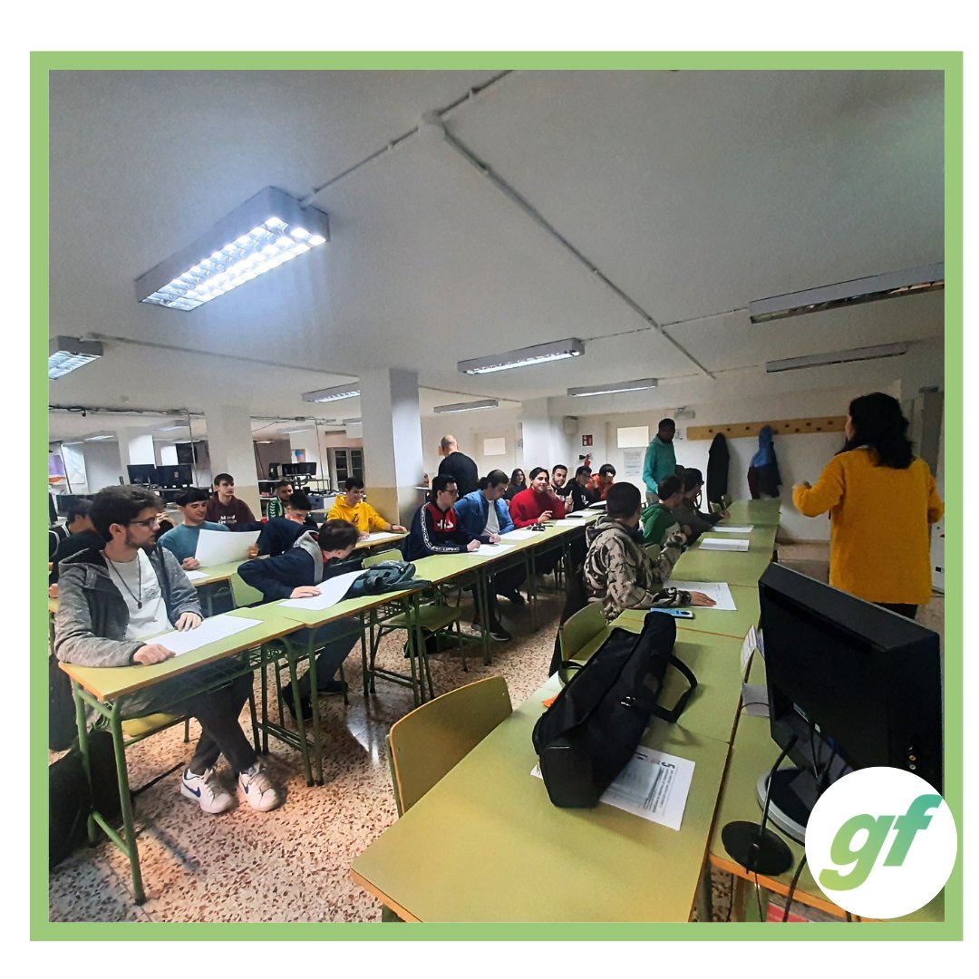 Hoy estamos disfrutando con nuestros alumnos de #DAM del taller 'Desarrollo de un proyecto de emprendimiento en el sector de la Ciberseguridad' como parte del Proyecto de Impulso a la Industria de la Ciberseguridad Nacional de @IncibeEmprende. @CampusCiberseg @INCIBE #GFEmprende