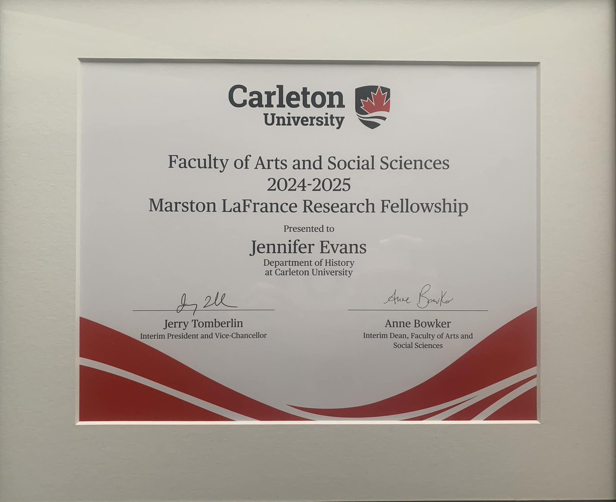 Beyond words grateful to @CU_FASS for selecting me to receive the Marston LaFrance Research Fellowship, which will allow me time to focus on the book. 📷