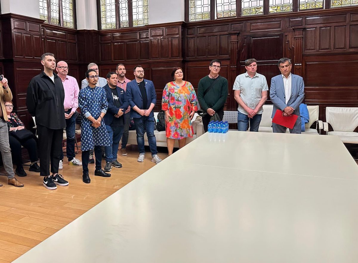 MADOrgullo's tweet photo. Hoy celebramos en #Madrid el InterPride-EPOA Leaders Summit.
El Ayuntamiento de @Madrid nos ha acogido en una recepción de bienvenida por parte de @fernandezsj , Delegado del Área de Gobierno de Políticas Sociales, Familia e Igualdad.
#Epoa #Interpride #MADOrgullo https://t.co/uElIRT2OOq