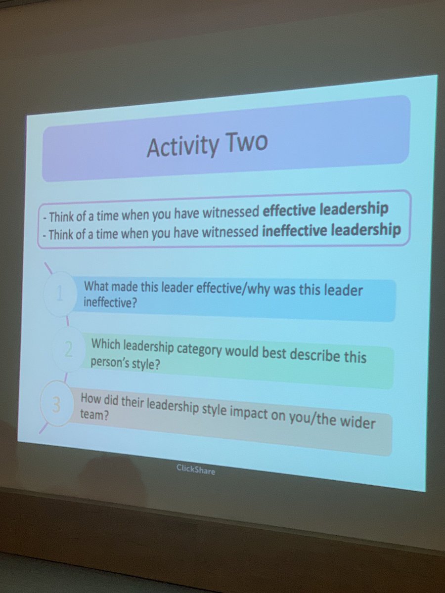 Great discussions on effective and ineffective leadership at our Tomorrows Leadership Programme @amelialloyd @SWBHnhs @MidlandMetUH @markanderson55 @RCPhysicians @FMLM_UK clinicians are key and must take on leadership roles to improve care and change cultures 👌🏻