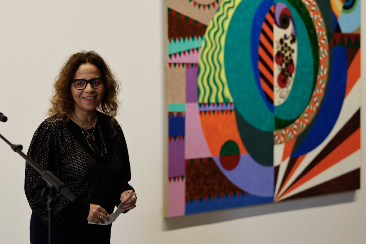 #BeatrizMilhazes: “My first participation at the #BiennaleArte was in 2003: a turning point in my career. It’s wonderful to be at the #BiennaleArte2024. My monumental paintings in the #AppliedArtsPavilion are based on a research on textiles and embroidery styles, whose elements,