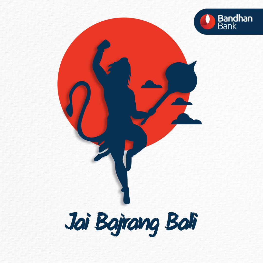 Like #Hanuman Ji, we often doubt ourselves when facing challenges. But a guiding hand, a wise #Jambavan, can remind us of our true potential. This #HanumanJayanti, don't let self-doubt hold you back. Find those who believe in you and remind you of your capabilities. #BandhanBank