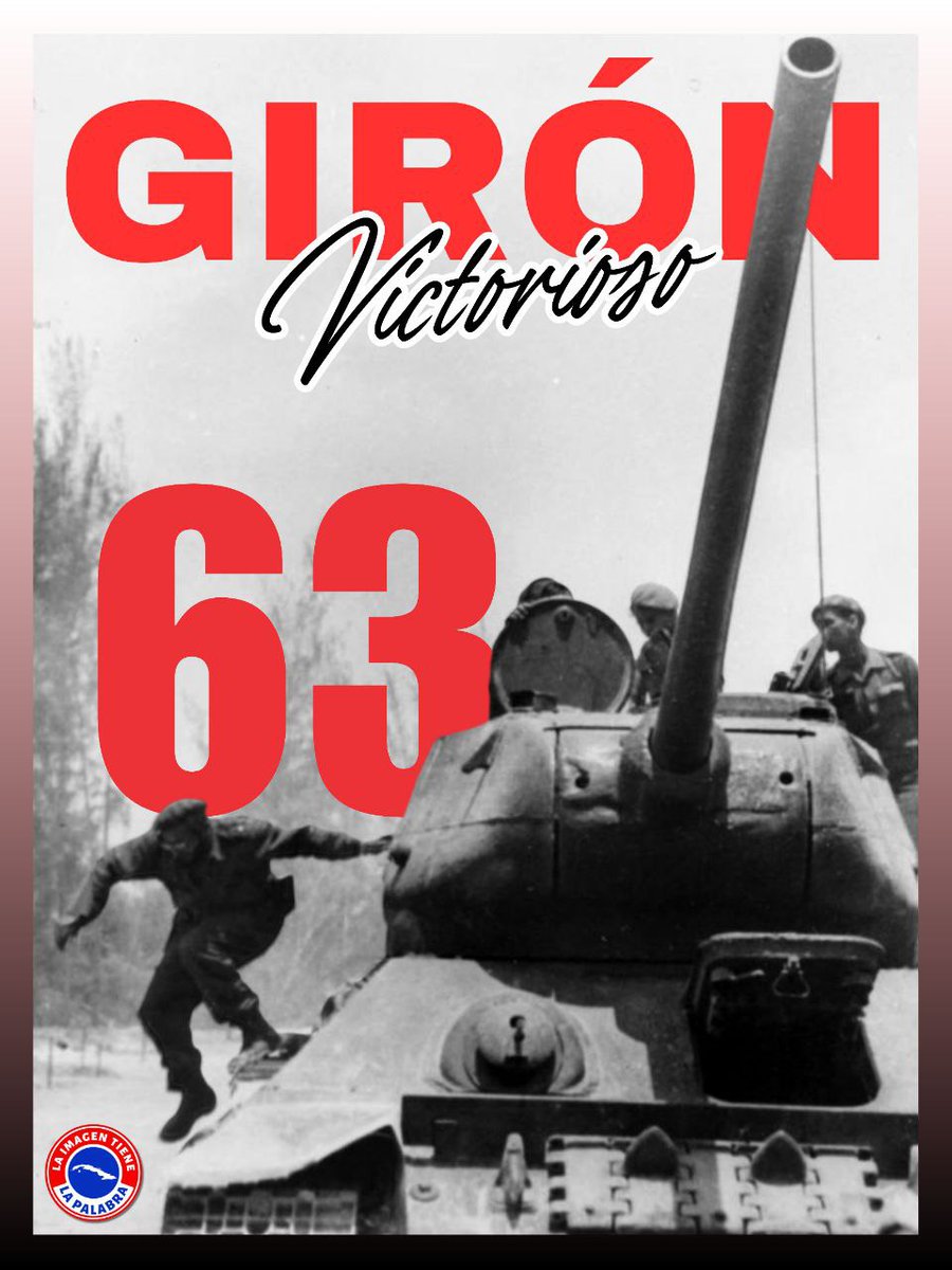 Esteban Lazo: '63 años de la Victoria de Girón, 1ra. gran derrota del imperialismo yanqui en América, donde prevaleció la unidad de nuestro pueblo, el heroísmo y el liderazgo de Fidel en la defensa de la Patria socialista. Que cada nuevo desafío sea siempre un #GirónVictorioso'