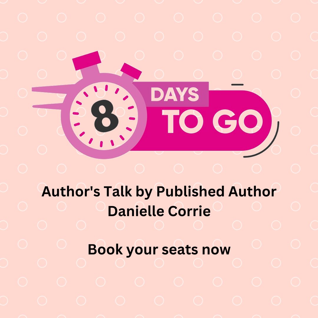Eight Days to go until my #authorstalk at Bowen Library Maroubra (Sydney Australia).

I'm so excited and so looking forward to seeing you all.
Book your seats by using the link below:

randwick.nsw.gov.au/library/librar…

#teidasstory  #daniellecorrie #localauthor #libraryevent  #randwick