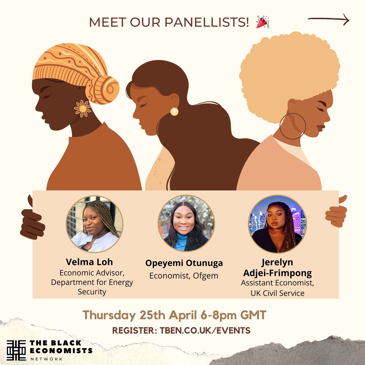 6 DAYS TO GO! 🎉 We’re excited for our next upcoming social event honouring the trailblazing contributions of Black female economists. Are you looking for a space to meet & build connections with like-minded people? Join us! Get your (free!) ticket here: buff.ly/3TSEDS7