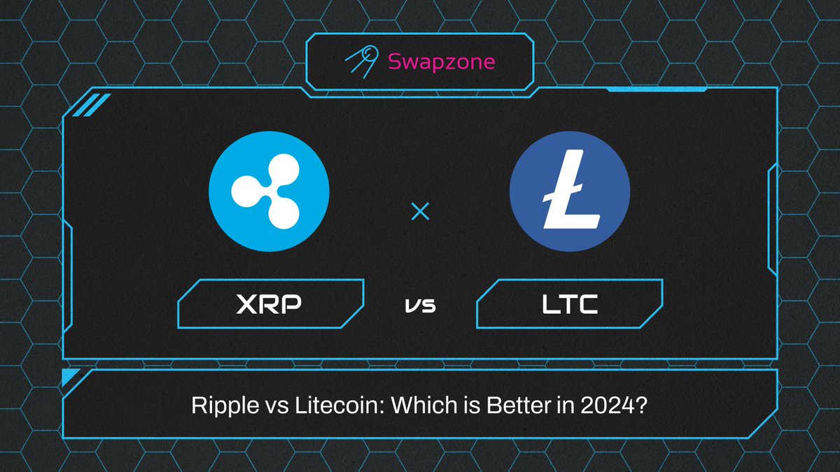 Ripple vs Litecoin in 2024 Looking to understand the difference between Ripple (#XRP) and Litecoin (#LTC)? Our guide provides a comparison table and infographics to help you! swapzone.io/blog/ripple-vs…