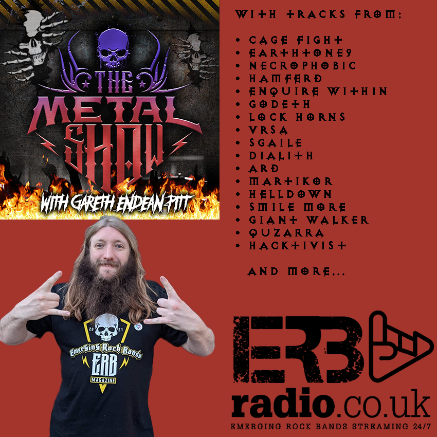 Following Mike, his partner in crime Gareth Endean-Pitt has a vociferous #TheMetalShow at 8pm with tracks from @cagefighthc | @necrophobic_666 | @dialithband | @Helldown_UK | @HacktivistUK | @athanatoieste | @BlackLakesUK Thanks to @SaNPRuk, @ClawHammerPR, @HoldTight_co...