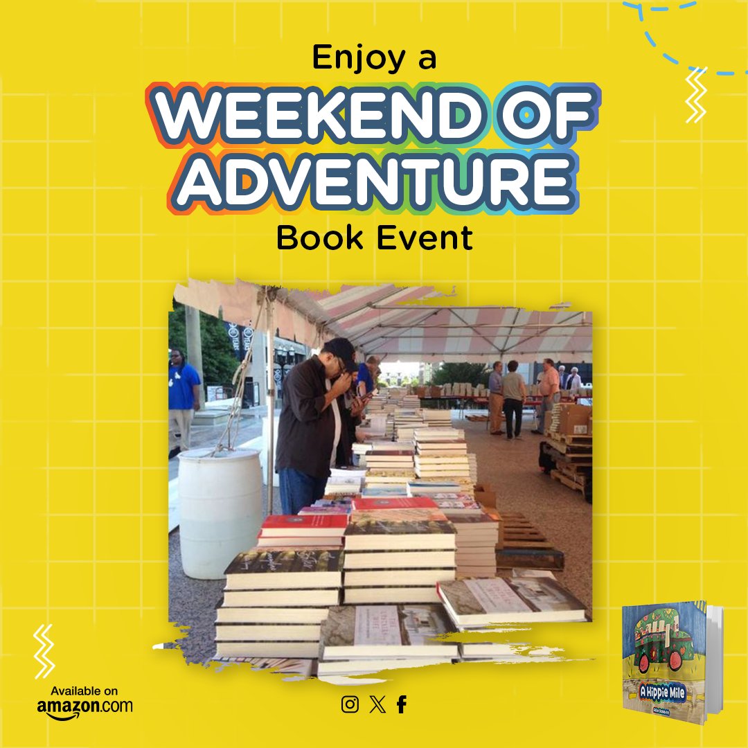 Spend a delightful weekend with your kids at our book signing event.
Explore the adventures of Gabe and Junebug in ‘A Hippie Mile’.

Fun and learning await!
See you this weekend!
stores.barnesandnoble.com/store/2916
#kidsbookstagram #bookhaul #bookevent #kidsbook #AHippieMile #Alliebobbitt