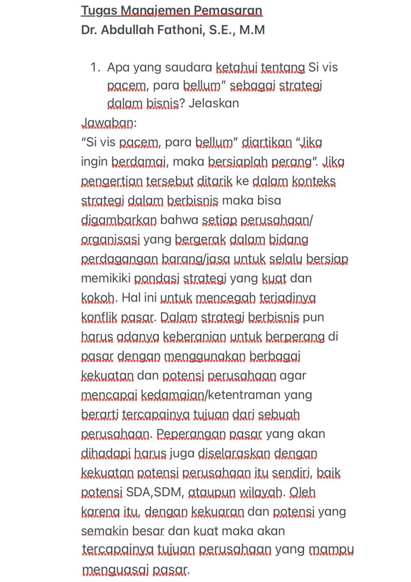 Ezzaayu's tweet photo. @AbdullahFatho11 Assalamualaikum Wr.Wb
Nama: Rezza Ayu Destiarini Kartika
NPM: 232175018
Prodi: S2 Manajemen
Izin menjawab pertanyaann dari bapak. https://t.co/SiazL6A8lQ