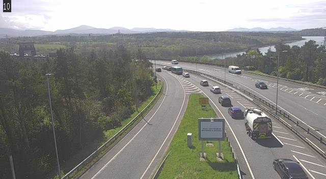 ⚠️Congestion #A55 ➡️Eastbound - Britannia Bridge #TrafficWalesAlert