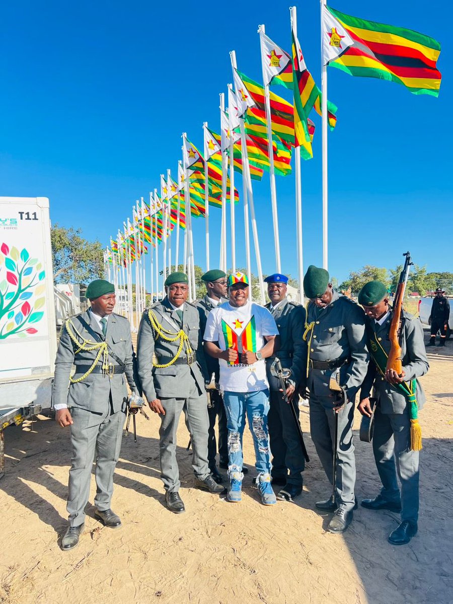 Independence Day In Picture ; as multiple youth affiliates such as Boys DzaMdara & AMA2K For Economic Development joined in on celebrations held in Murambinda yesterday. #IndependenceDay #ZimAt44