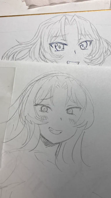 ちょっと修正案作成したら面白い顔になった…これじゃエリカちゃんだよ! 