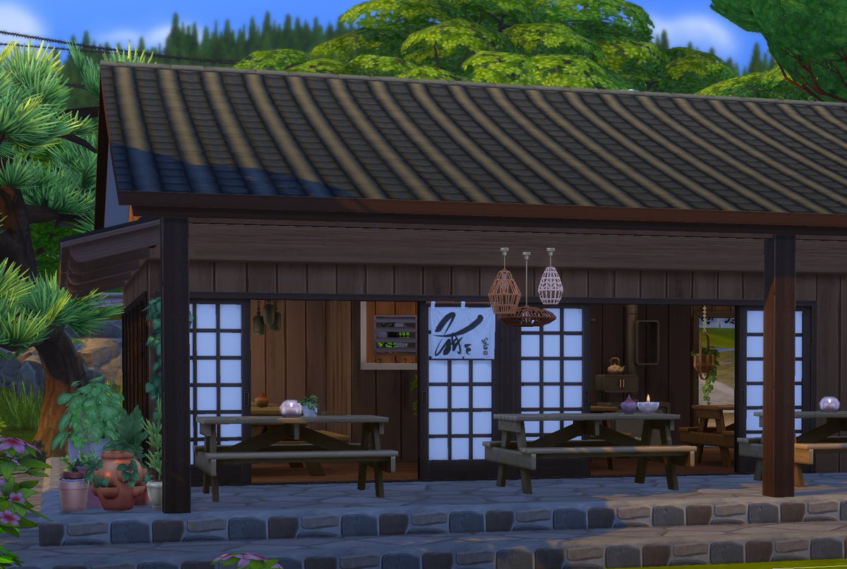 tauwill2's tweet photo. Shizen est à découvrir sur la galerie #tauwill #JustWhatItSims Restaurant japonais traditionnel sans prétention. Un cadre simple et accueillant.  #MtKomorebi #thesims4 #thesims #sims4 #sims #lessims pas de cc et à placer avec #moveobjectson https://t.co/wLTgBwZrfl