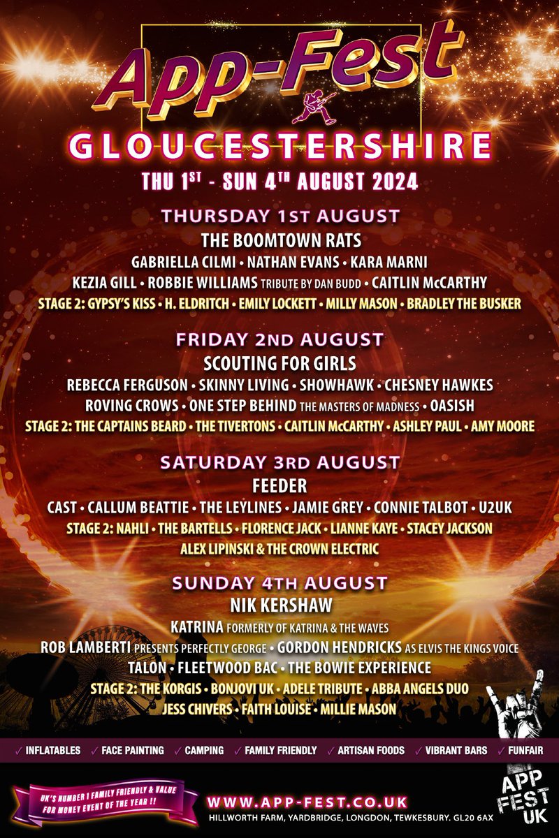 Also at @APPFESTUK1 Gloucester with the boss on the Friday night - looking forward to it 🤘🏻🎸 #appfest #Gloucestershire #festival #guitarplayer