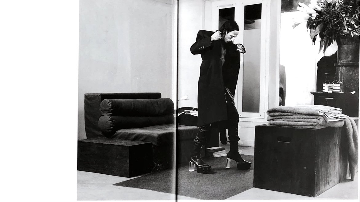 Rick Owens: Japanese magazine (scan)