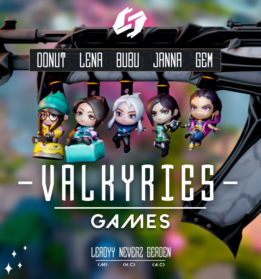 Nos 𝐕𝐚𝐥𝐤𝐲𝐫𝐢𝐞𝐬 rejoignent l'Arène... ⚔️

Pour la première fois de notre histoire, une équipe féminine va représenter le foyer du Nord en tournoi :

 🇮🇹 <a href="/_saravlr/">Donut</a>
🇫🇷 <a href="/lenajstr/">léna</a>
🇫🇷 <a href="/bubuvlr/">Bubu 🇵🇸</a>
🇩🇪 <a href="/jannavalr/">Janna 🫂</a>
🇫🇷 @gemlephess

À demain 14h, pour suivre nos guerrières.

#SCLWIN 🔥