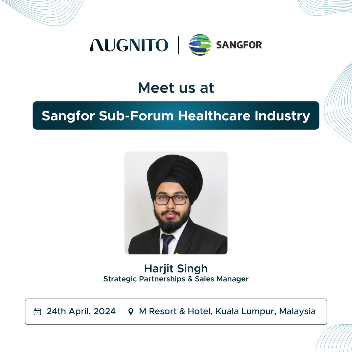 Meet us at Sangfor Sub-Forum Healthcare Industry organised by @SANGFOR on 24th April, 2024. We're grateful to Rescopsia for opening the door to this incredible opportunity and sharing the platform with us at the conference. ￼ #SangforMalaysia #SangforRoadshow2024 #VoiceAi