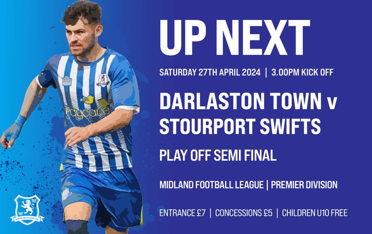 Sponsorship deals are available for the upcoming Play-Off Semi Final against Stourport Swifts darlastontown1874fc.com/news/sponsorsh…
