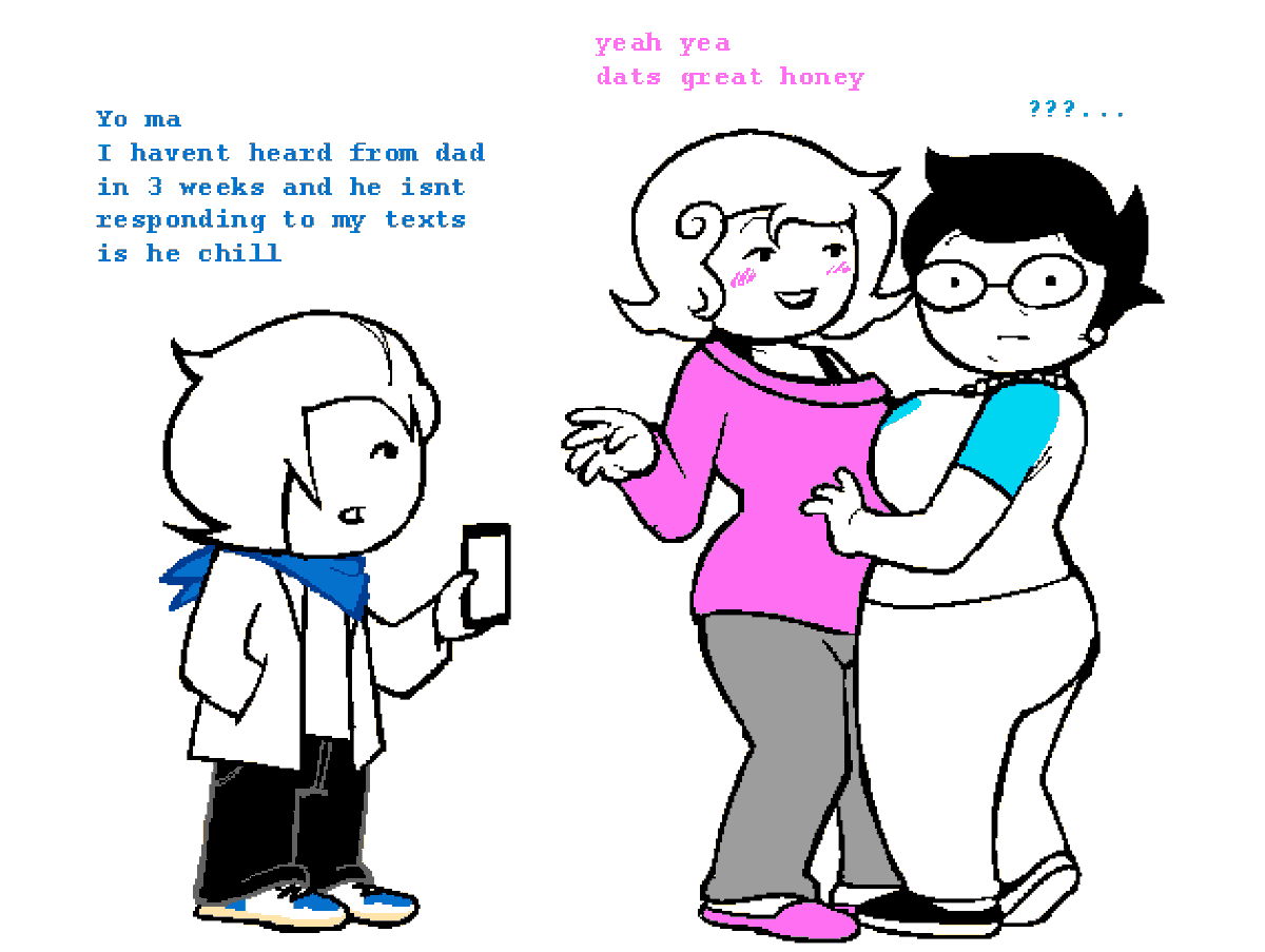 homestuck ..maybe not canon
