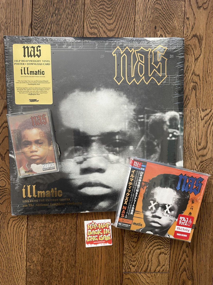 30th anniversary settings today. Shouts to Nas for reaching this momentous milestone and also delivering one of the best albums of all time! Props to the heavyweight producers too…. #hiphop #album #illmatic @Nas 🎙️🎙️🔊🔊