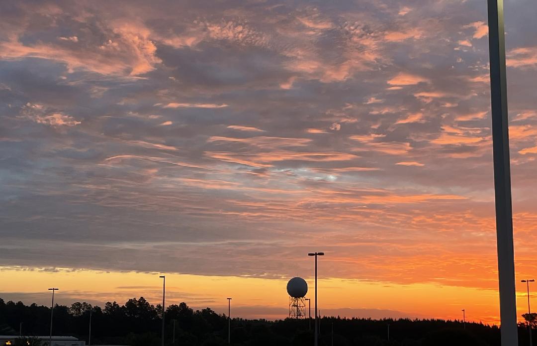 We were treated to another nice #sunrise this morning (4/19). Any of you out there capture a pic and care to share? #caewx #gawx #scwx