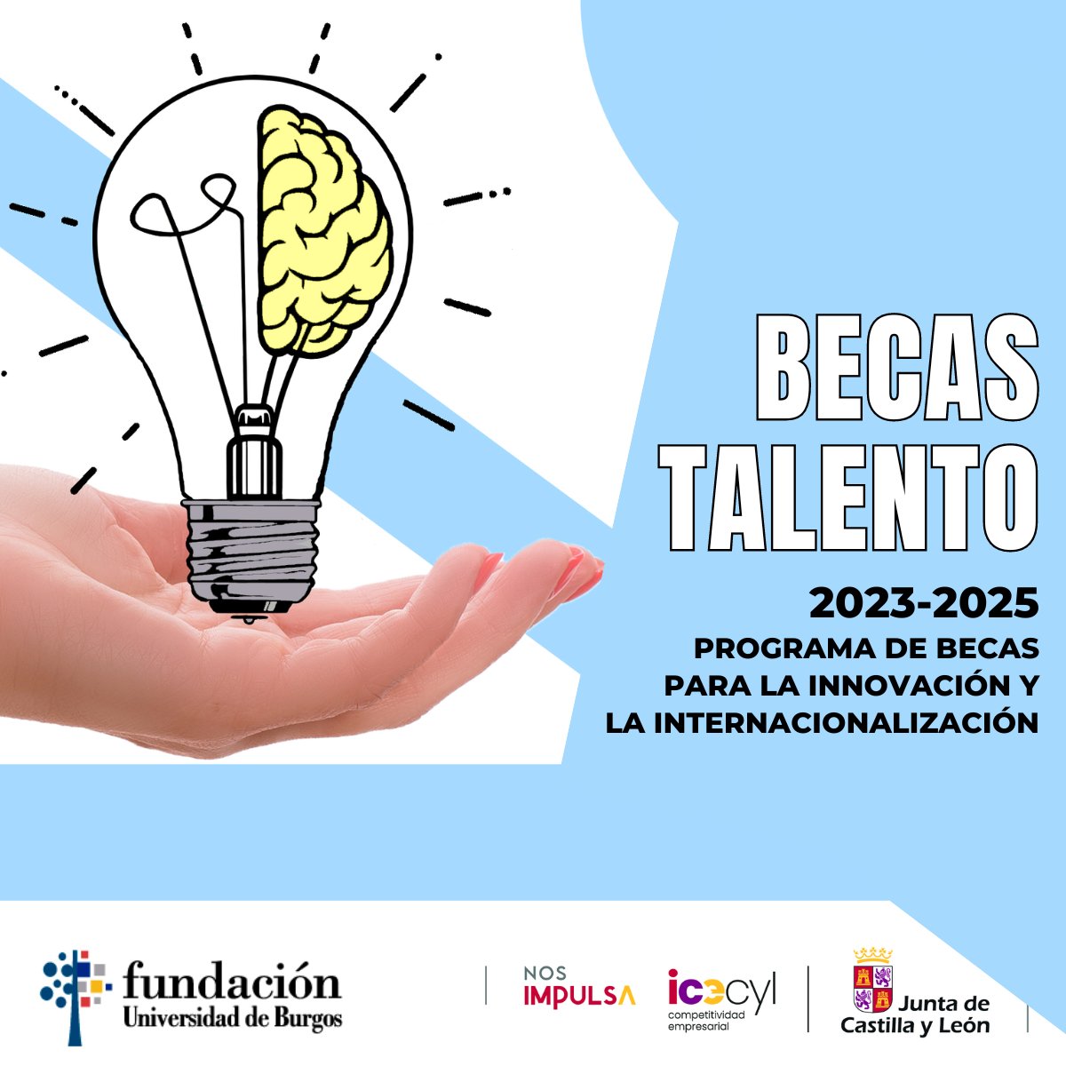 Te presentamos las Becas Talento ICE 2023-2025; un programa promovido por la Junta de Castilla y León a través del ICECYL #ICECYL #Talento #BecasTalento ¡No dejes pasar esta oportunidad! ►Más info: fundacionubu.com/empleo/becas-t…