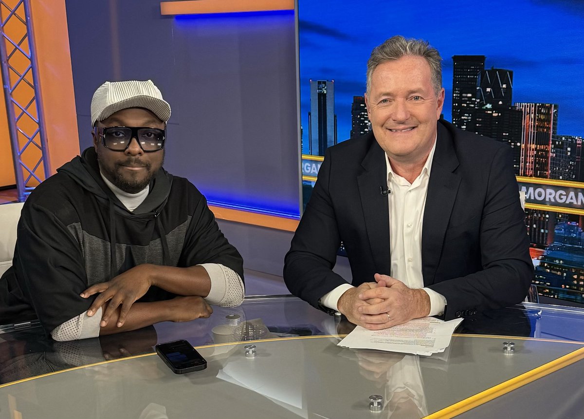 Dropping later today on the ⁦@PiersUncensored⁩ YouTube channel, my fascinating interview in NYC with ⁦@iamwill⁩ about AI - a positive force for good or serious cause for concern?