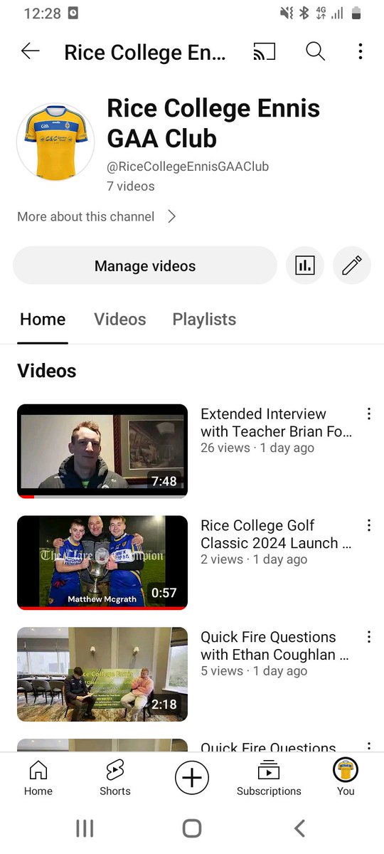 We also have a new youtube channel for all our Rice College GAA Events 

youtube.com/@RiceCollegeEn…

👏📷#FutureLeadersEvents Rice College Golf Classic 2nd and 3rd May Woodstock Golf Club,Tee Times (089) 9487413🏌️‍♀️⛳️📷@gaafutureleader #GAAFutureLeader