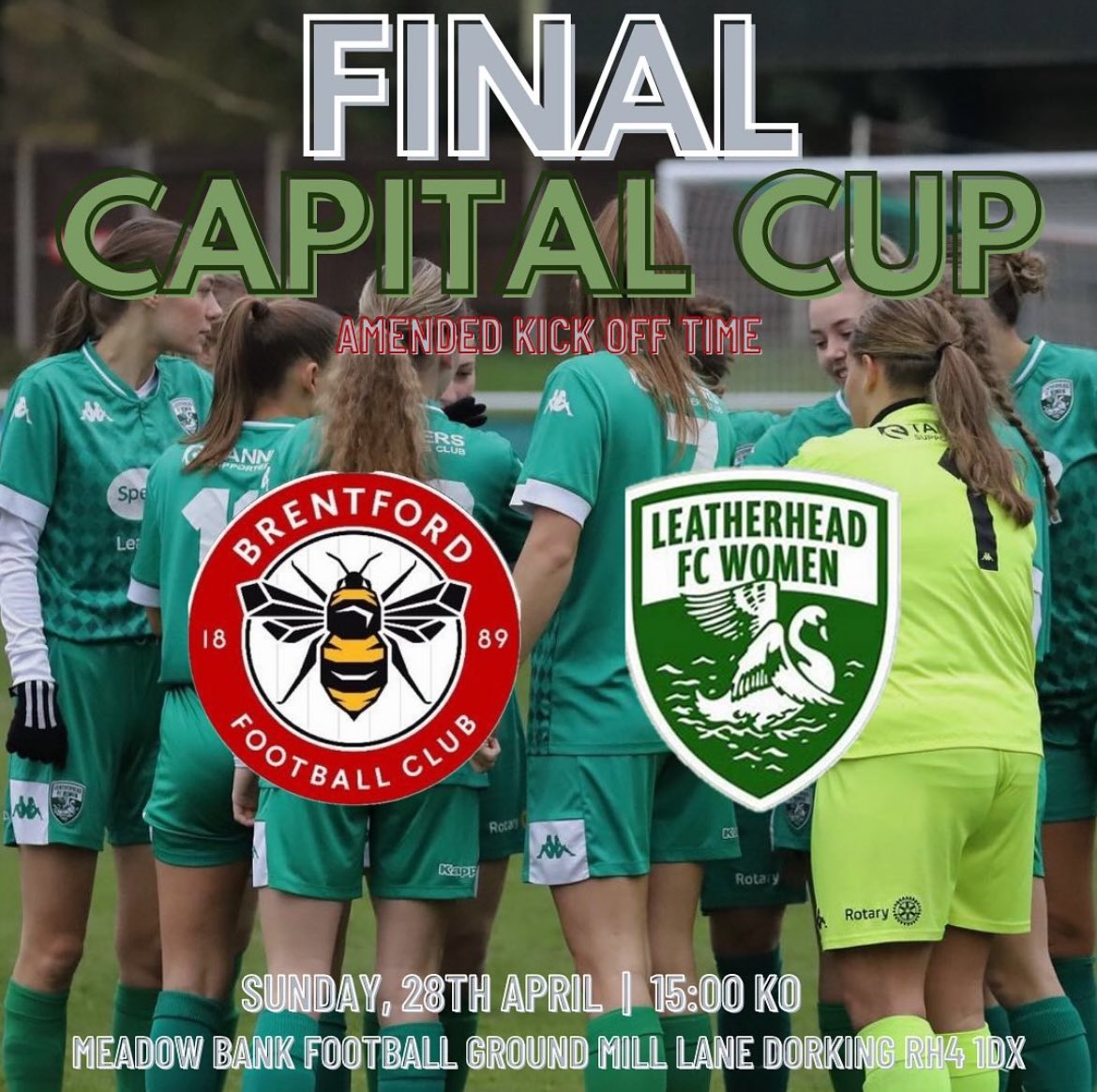 Tickets now on sale for our Capital Cup Final. We really need your support. @LeatherheadFC @ClubTanners @MVRotary @LHRotary @molevalleywomen eventbrite.com/e/885136887257…