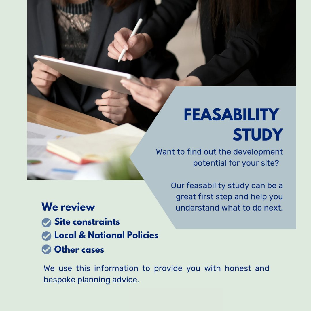 Are you looking to maximise the value of your land? Are you a developer wanting to choose the best sites?

Our Feasibility Study could be just the answer for your land promotion needs. DM us for more information.

#planningpermission #landpromotion