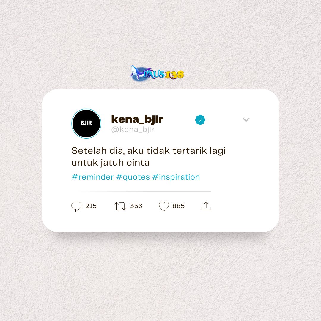 kena_bjir's tweet image. Setelah dia🥀

Link game gacor di foto : heylink.me/SLOTINDO138/ 

#Tobrut
#upnormal 
#tsTTPD 
KitaPRABOWO JagaPERSATUAN
#TimnasDay
#petrokimiagresik
#ElectionDay #BitcoinHalving
#TOKEN2049
#quotes 
#reminder 
#paus138