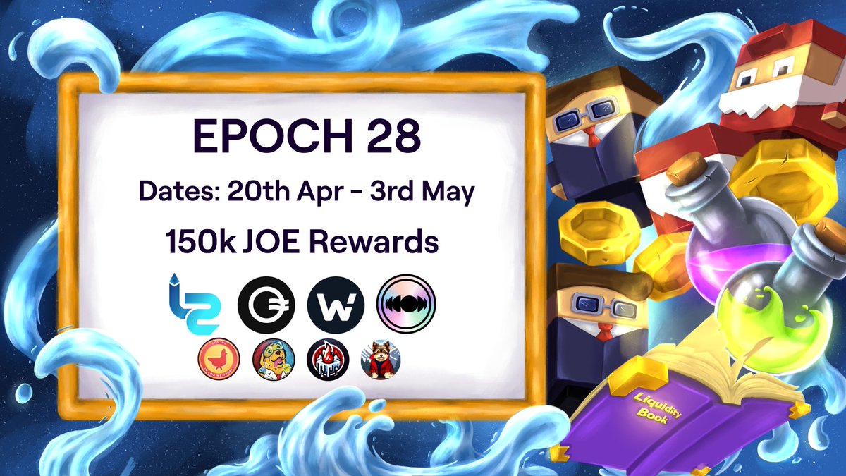 📅 Epoch 28 Starts Tomorrow! Get ready to climb the ranks on our Leaderboards as soon as the clock hits 00:00 GMT tonight. Here’s what’s in store: 🔺 Memecoin LPs on #Avalanche 💙 $ETH and Stable LPs on #Arbitrum 🏅 Dynamic NFTs: Maker Medals for all LPs! More 👇👇👇